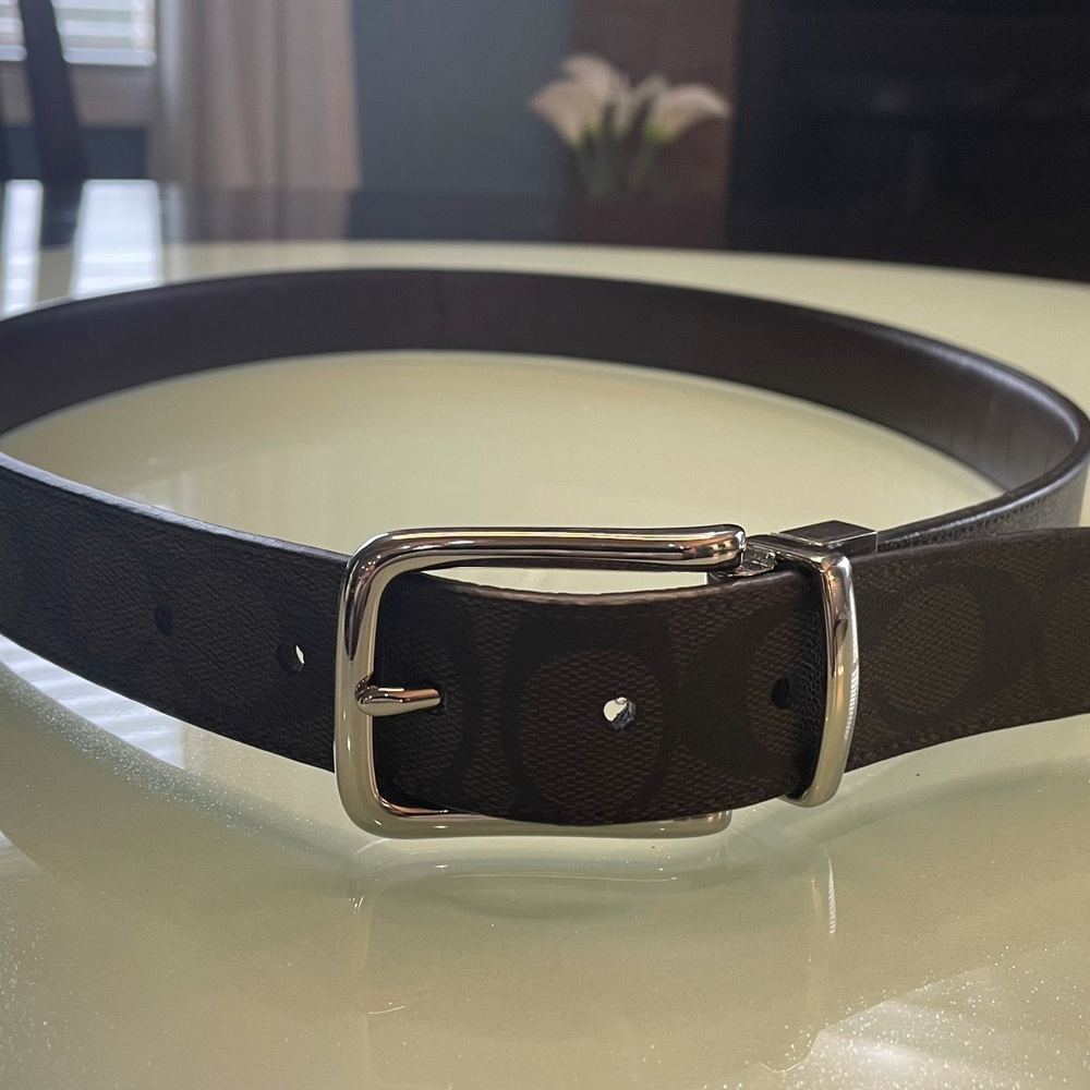 Men’s Coach reversible belt
